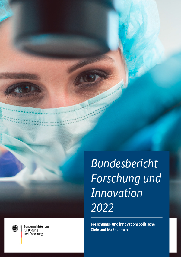 Deckblatt des Bundesberichts Forschung und Innovation 2022