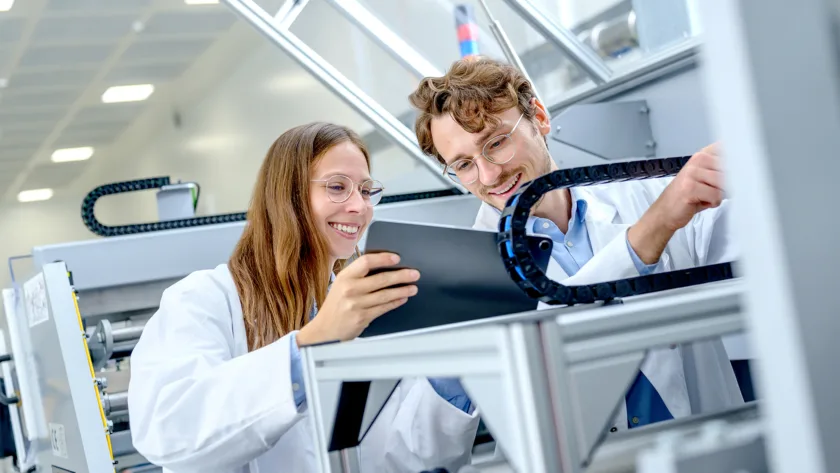 Personen im Labor