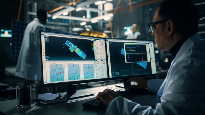 Screen mit Simulation