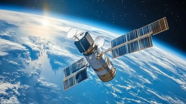 Satellit im All
