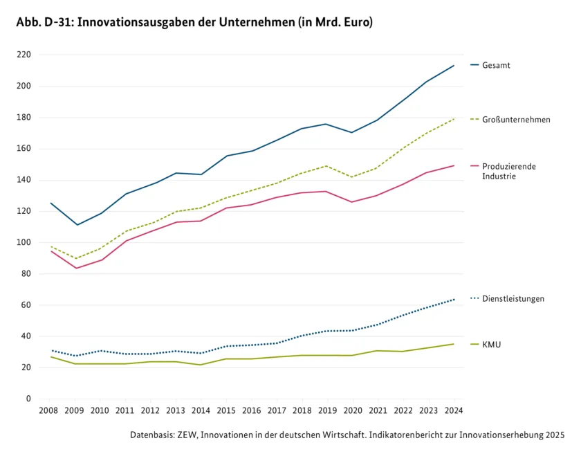 Abb. D-31: Innovationsausgaben der Unternehmen